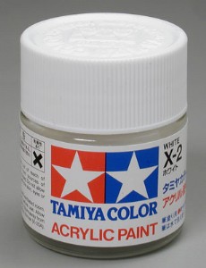 TAMIYA 壓克力系水性漆 23ml 亮光白色 X-2